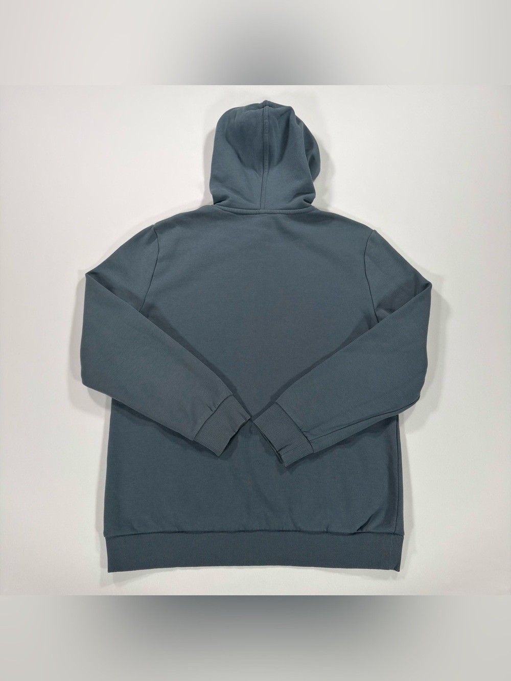 Calvin Klein Jeans Hoodie Mens M Blue Monogram Logo Fleece Pullover Sweatshirt - Picture 7 of 9